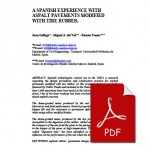 A SPANISH EXPERIENCE WITH CRUMB RUBBER ASPALT PAVEMENTS