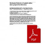 Mechanical behavior of asphalt rubber mixes prepared at laborato