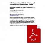 Utilisation of scrap rubber for bitumen and asphalt concrete modification in Poland (Horodecka, Kalabinska, Pilat, Radzis~1