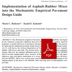 006_Implementation-of-Asphalt-Rubber-Mixes-into-the-Mechanistic-Empirical-Pavement-Design-Guide