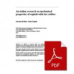 An italian research on mechanical properties of asphalt with tir