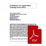 Establishment of an Asphalt Rubber Technology Service (ARTS)